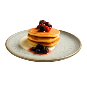colazione-pancake-cioccolatobiancoefruttidibosco